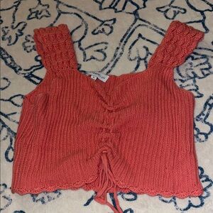 Lou & Grey Coral Knit Crop Top
